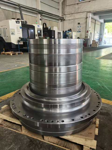 Hollow Journal for Paper Machine Roll, 42Crmo+ QT, Forging