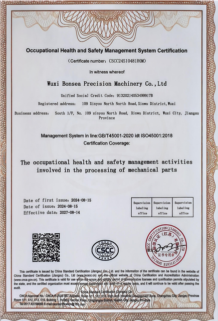 ISO certified metal processing factory in China