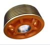 nodular iron elevator rope pulley deflector sheave