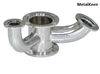 lectropolished food grade pipe spool with Tri-Clamp fittings