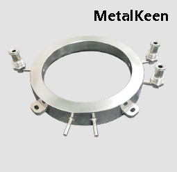 16L stainless steel water cooling flange for semiconductor vacuum chamber
