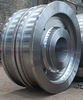 CNC machining custom forged wheel bore and tread surface