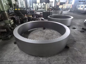 Forged annular gear PD122919038 with internal teeth machined to drawing