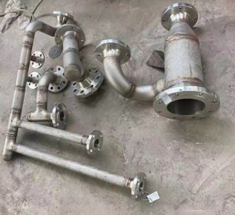 316L stainless steel pipe spool fabrication for water treatment plant