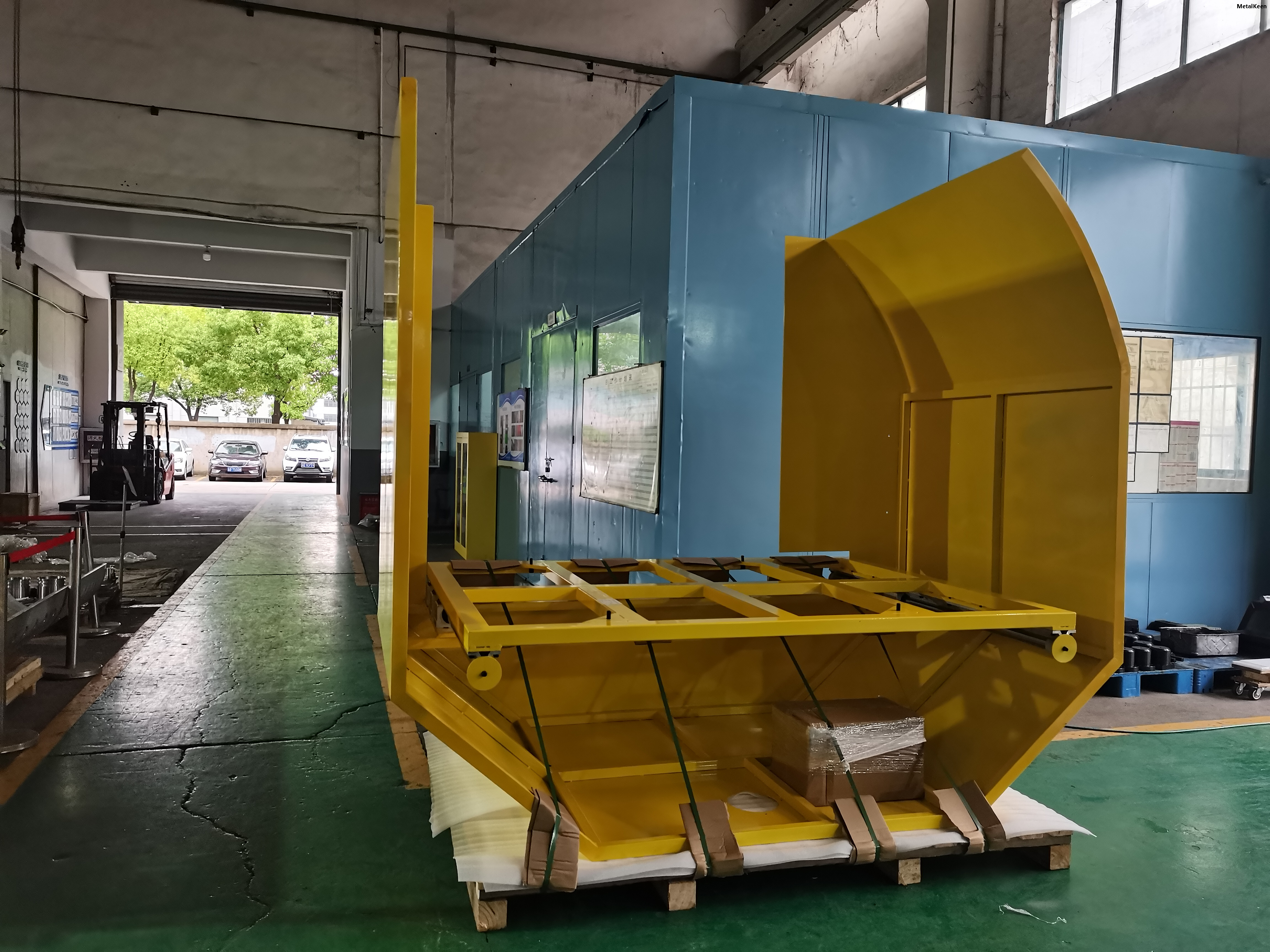 custom welded steel frame for jaw crusher mining equipment OEM