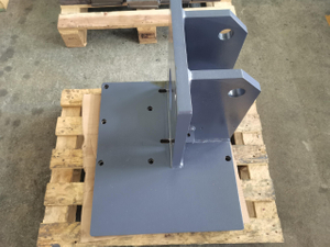 Custom Heavy Duty Steel Fabrication CNC Machining Reducer Base Bracket
